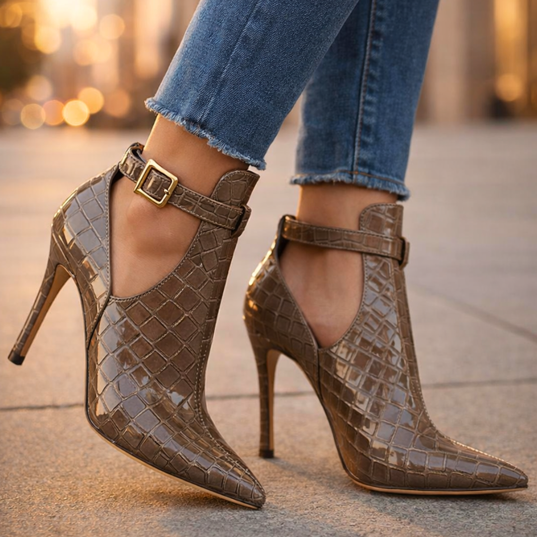 Velvet Stiletto Heels