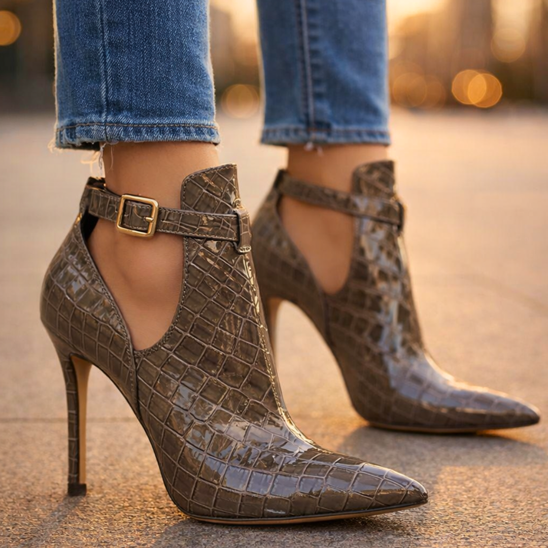 Velvet Stiletto Heels