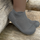 Grey Low Cut Pre-walker Baby Shoes