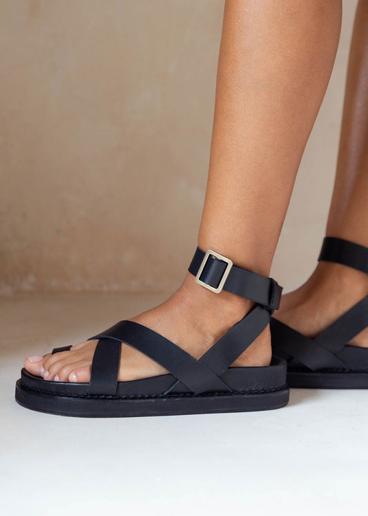Santorini Sandal - Black
