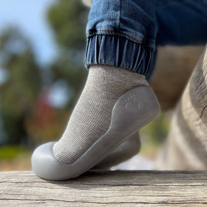 Grey Bear Pre-walker Baby Shoes