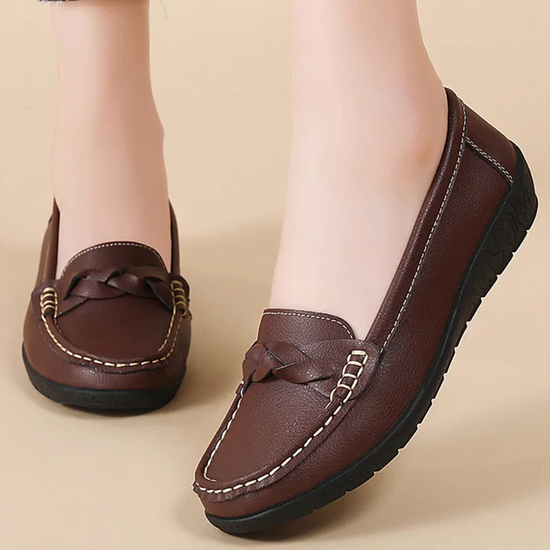 Colette | Leather Slip-Ons