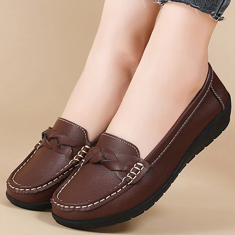 Colette | Leather Slip-Ons