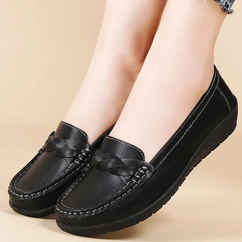 Colette | Leather Slip-Ons