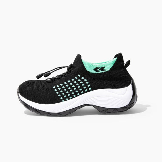 Ortho Cushion Shoes - Black Sky Blue