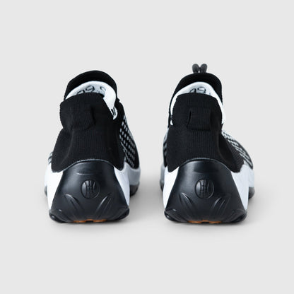 Ortho Cushion Shoes - Black White