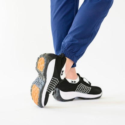 Ortho Cushion Shoes - Black White