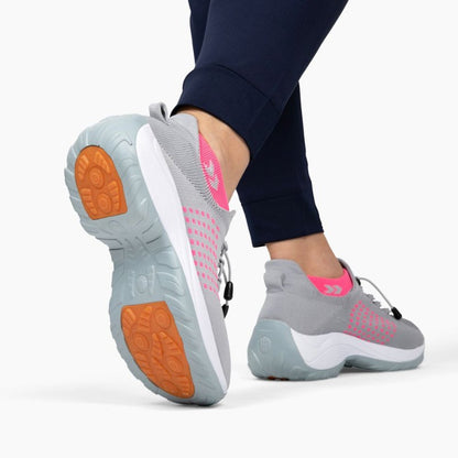 Ortho Cushion Shoes - Gray Pink