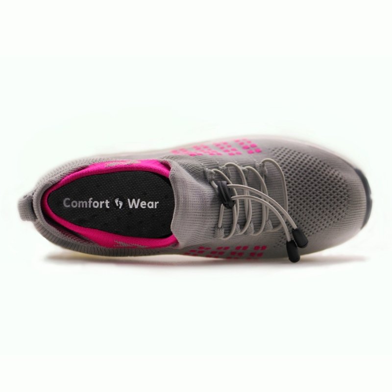 Ortho Cushion Shoes - Gray Pink