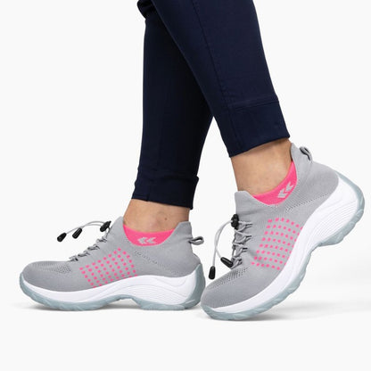 Ortho Cushion Shoes - Gray Pink