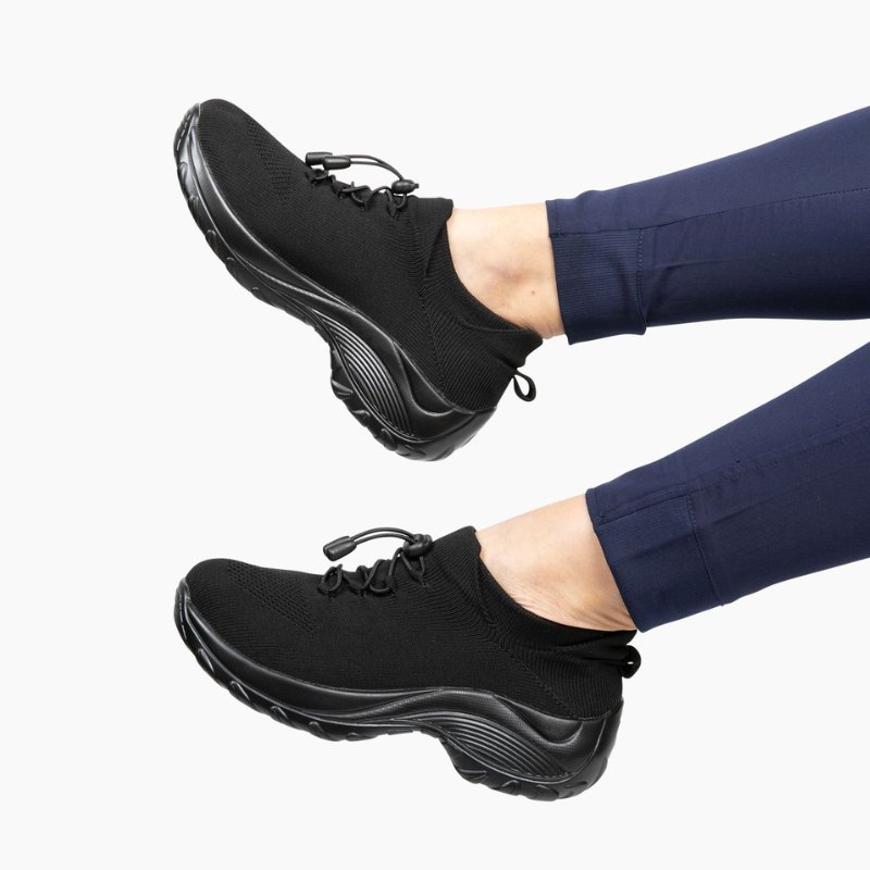 Ortho Cushion Shoes - Midnight Black