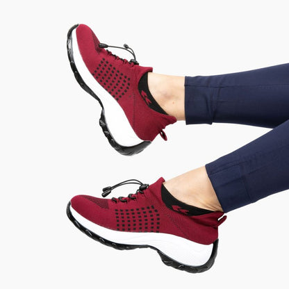 Ortho Cushion Shoes - Red