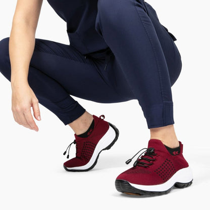 Ortho Cushion Shoes - Red