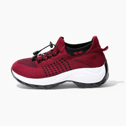 Ortho Cushion Shoes - Red