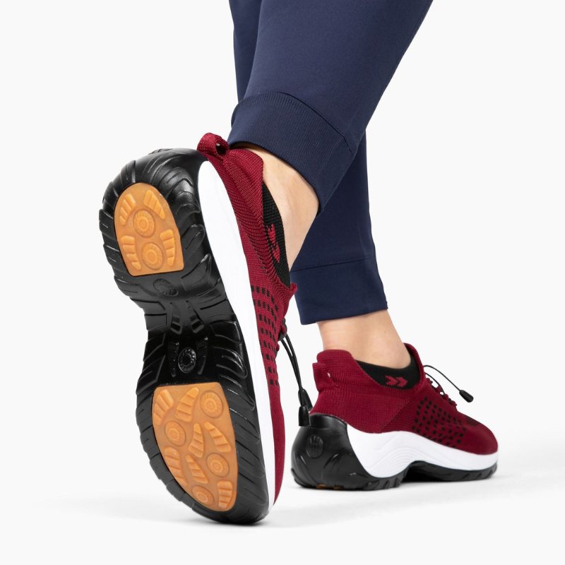 Ortho Cushion Shoes - Red