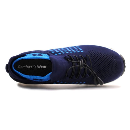 Ortho Cushion Shoes - White Blue